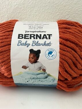 Bernat Baby Blanket Yarn - terracotta